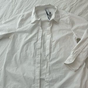 Monk & Lou White Button Up Shirt